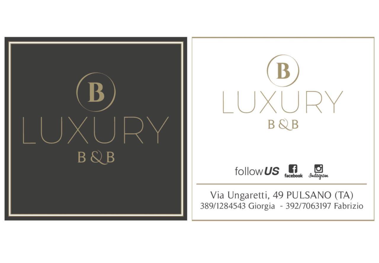 B&B Luxury Apartments Pulsano Exterior foto